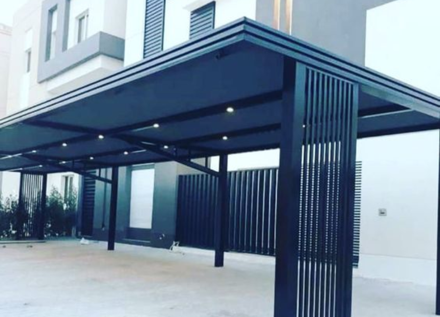 mái che sân trước nhà