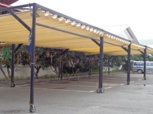 Báo giá mái che xếp lượn sóng giá rẻ nhất hiện nay