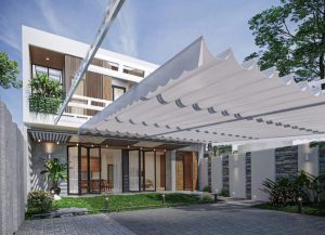 Những mẫu mái che hiên nhà đẹp nhất 2024