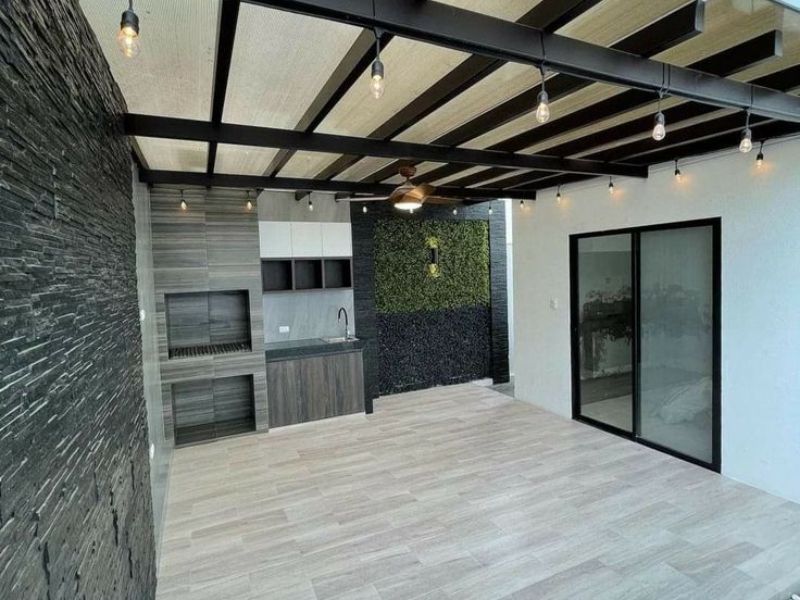 mái hiên nhà cấp 4 đẹp mắt