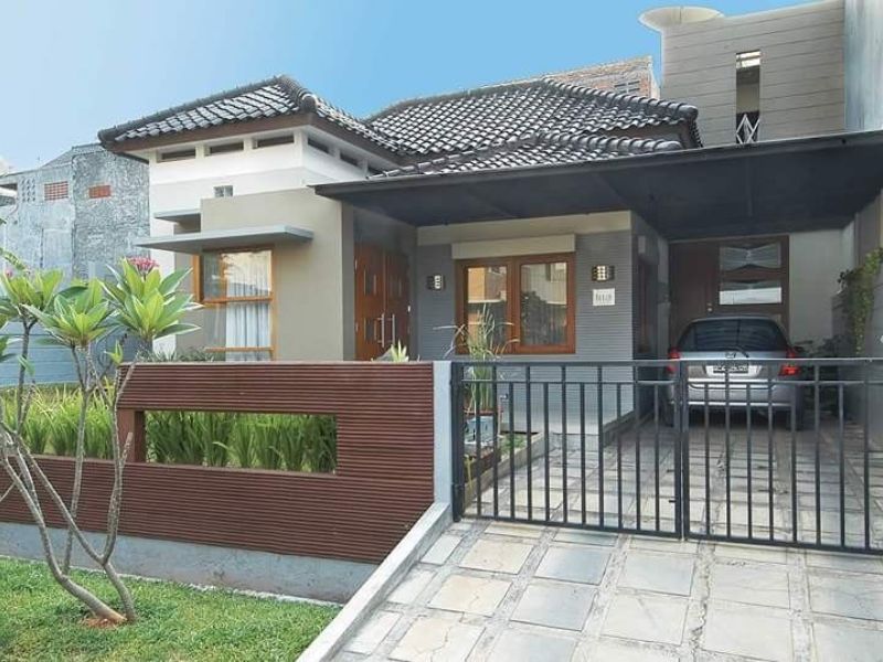 mái hiên nhà cấp 4 đẹp mắt