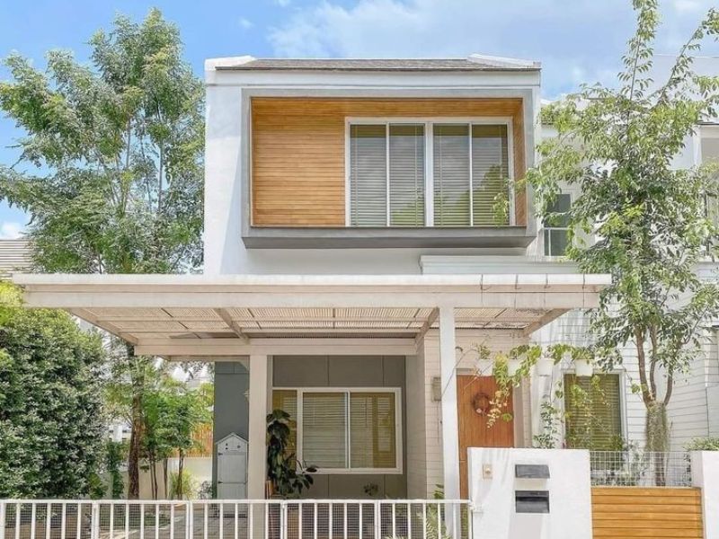 mái hiên nhà cấp 4 đẹp mắt