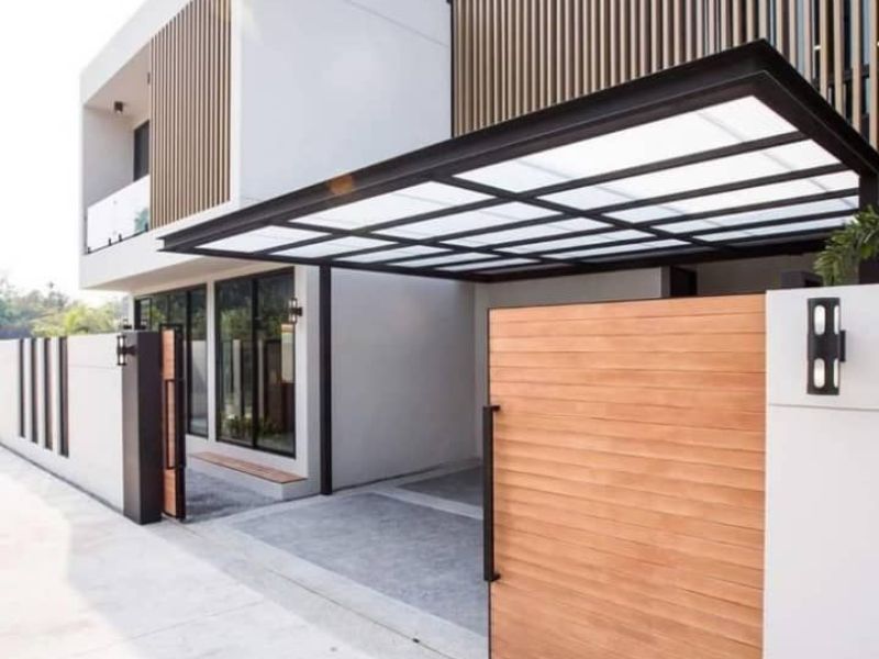 mái hiên nhà cấp 4 đẹp mắt