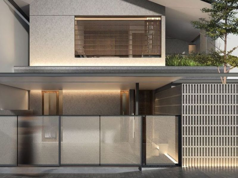 mái hiên nhà cấp 4 đẹp mắt