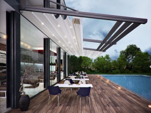 Báo giá mái che xếp giá bao nhiêu tiền 1m?